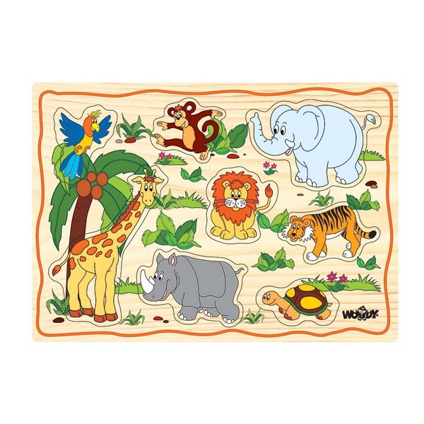 Продукт Woodyland - Дървен пъзел с дръжки - 0 - BG Hlapeta